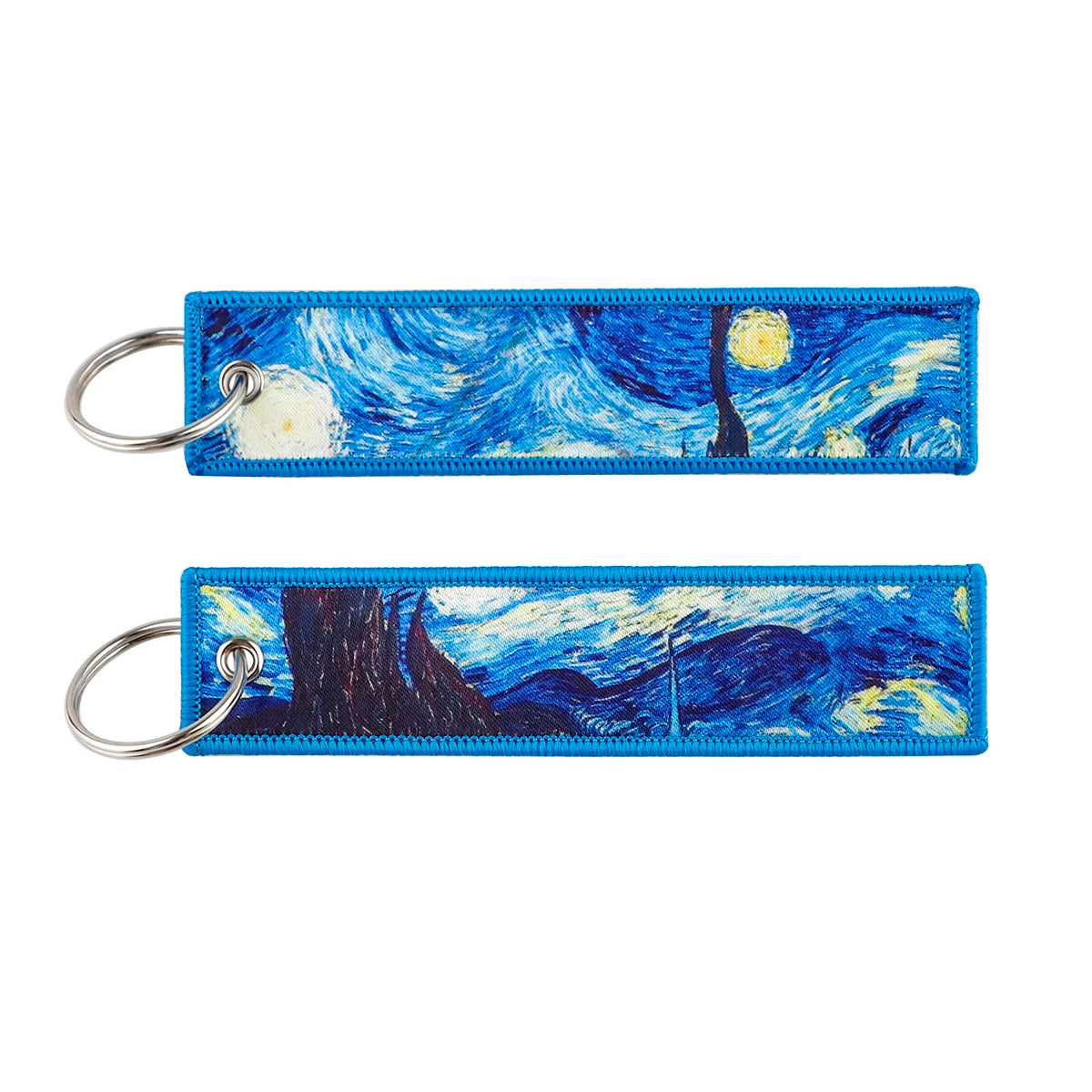 Japanese Anime Embroidery Key Fobs Tag