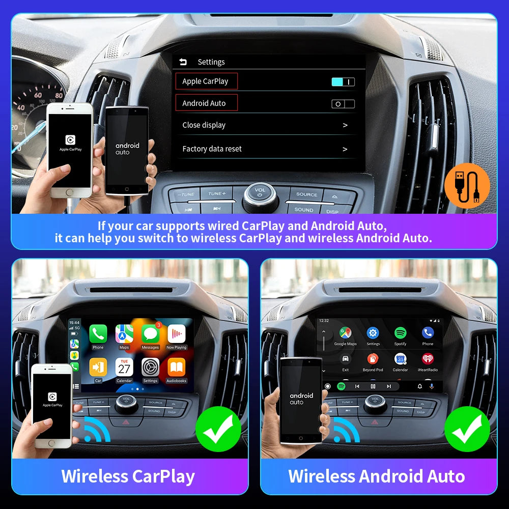 CarAIBOX 2in1 Wireless CarPlay