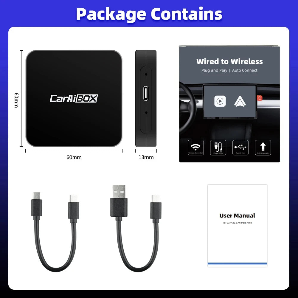 CarAIBOX 2in1 Wireless CarPlay