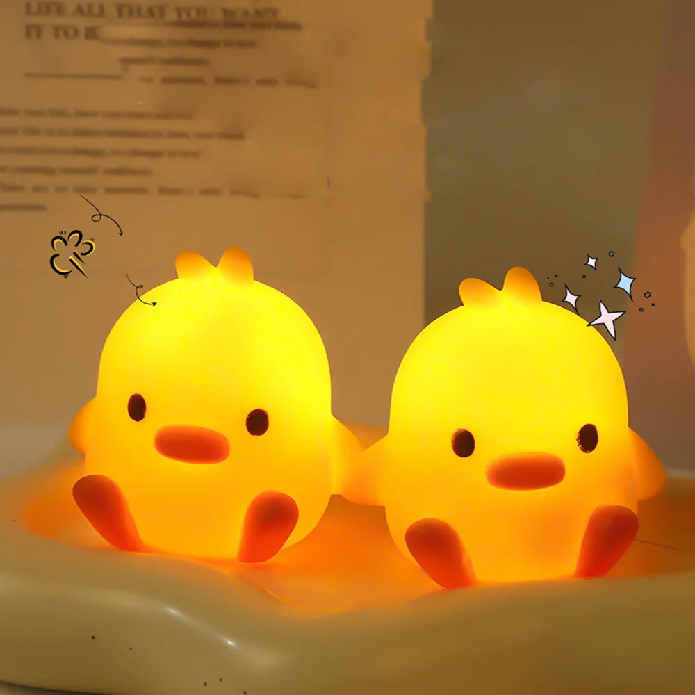 Duck Night Light Bedroom Decoration