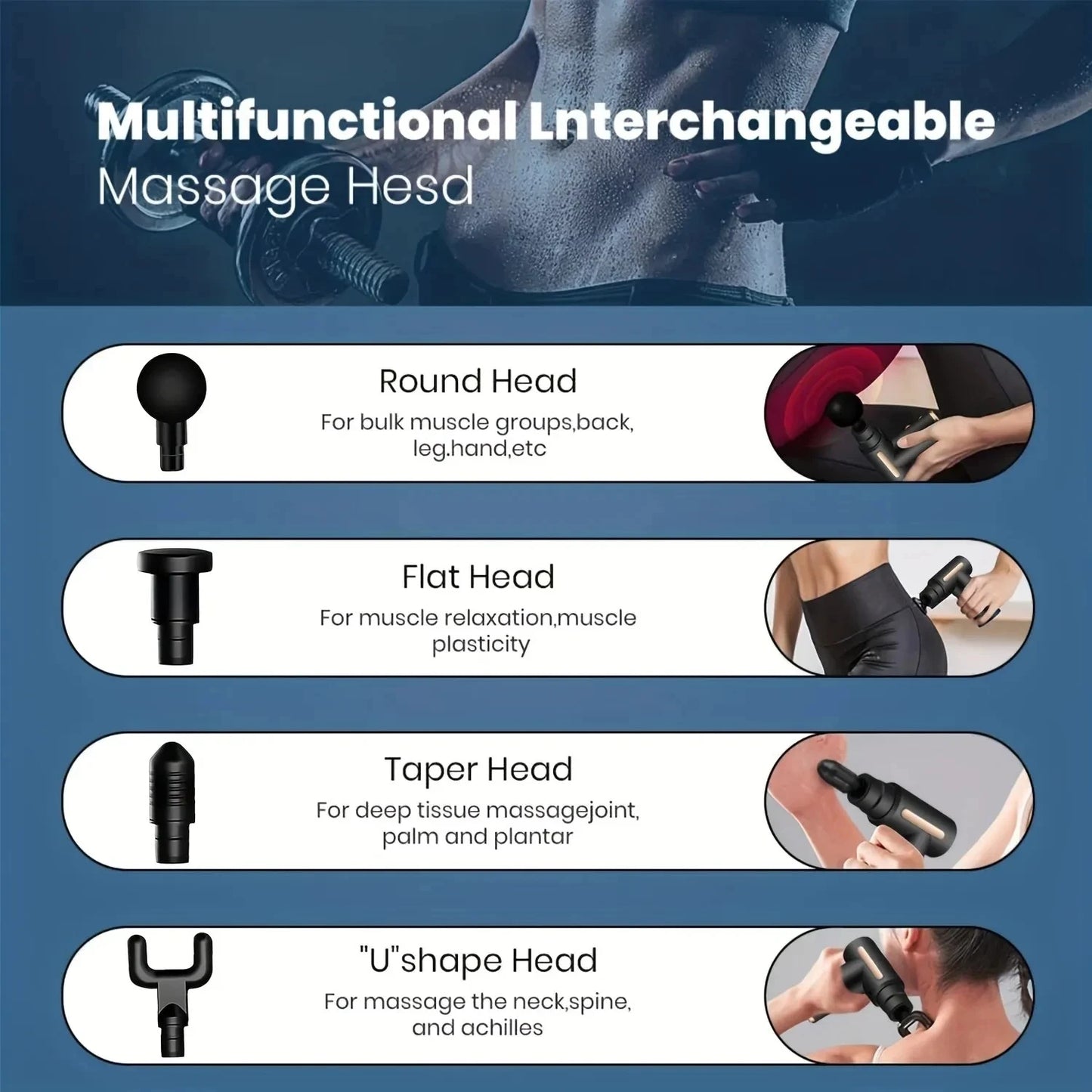 2024 Clucyca Portable Massage Gun