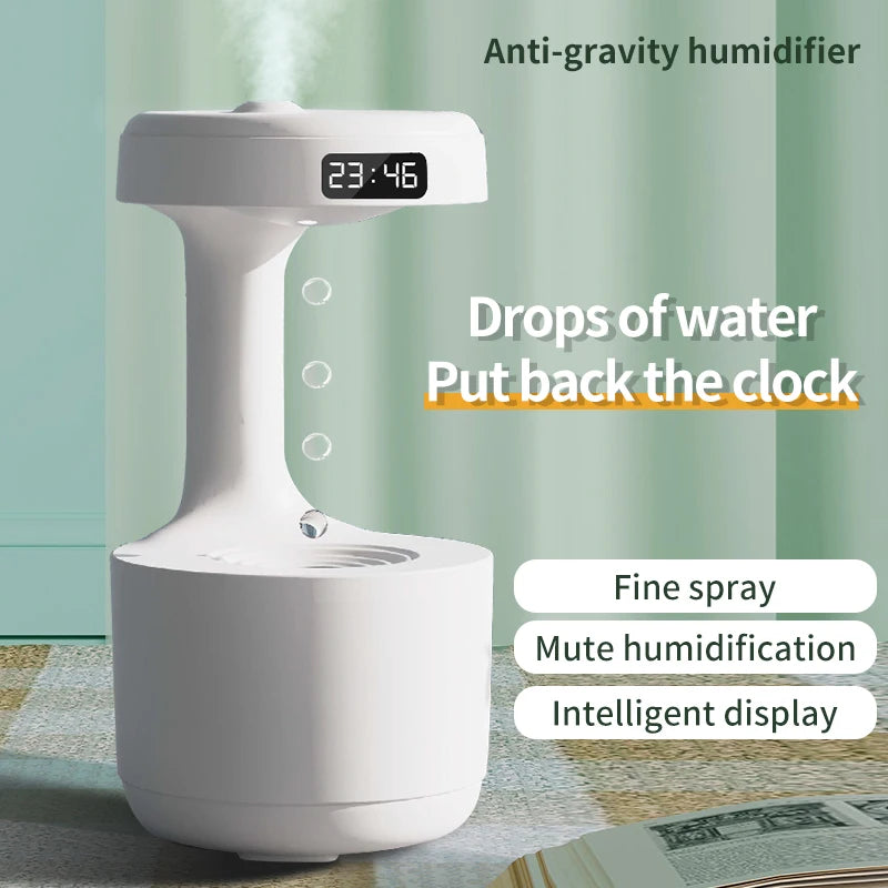 800ML Anti Gravity USB Air Humidifier Ultrasonic Air Purifier