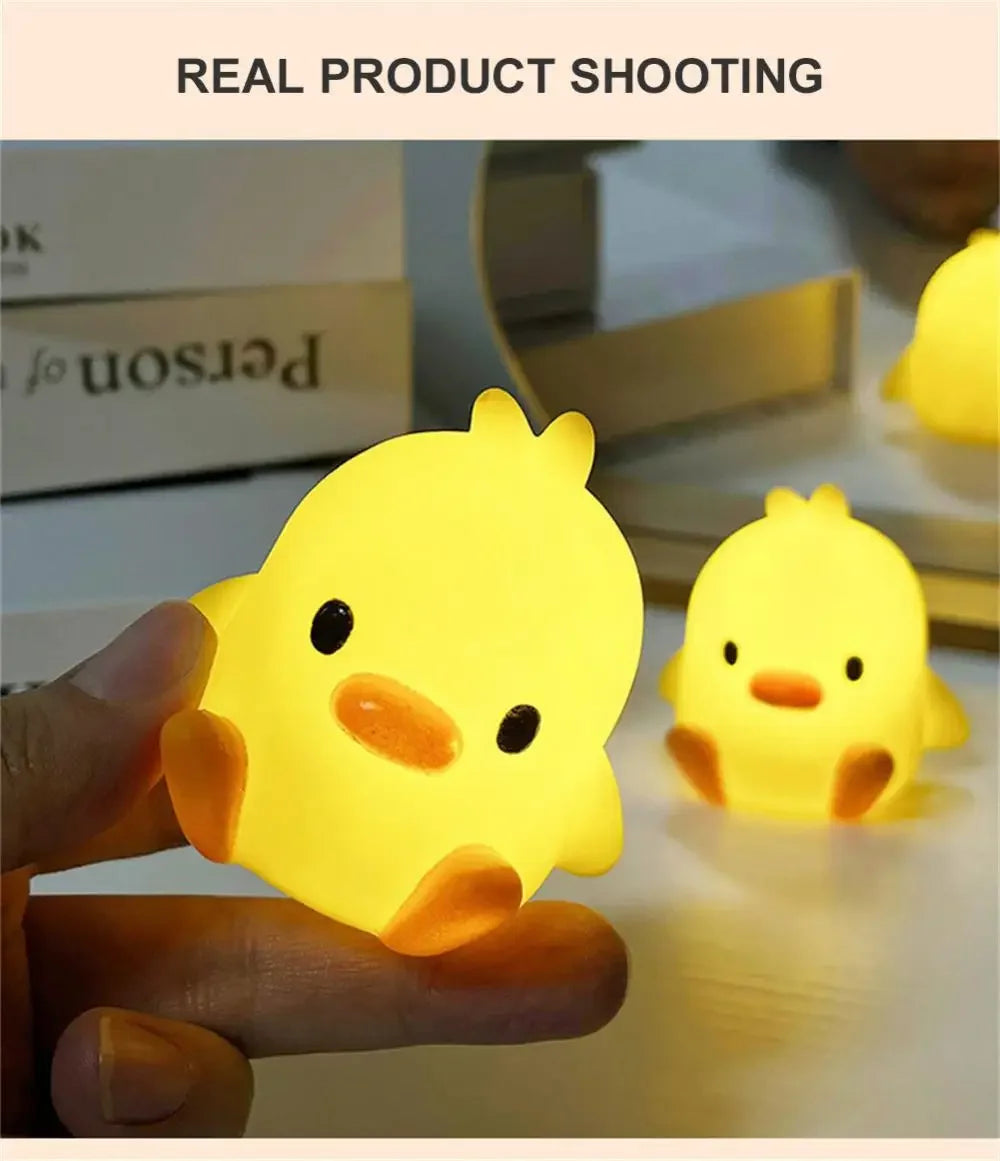 Duck Night Light Bedroom Decoration