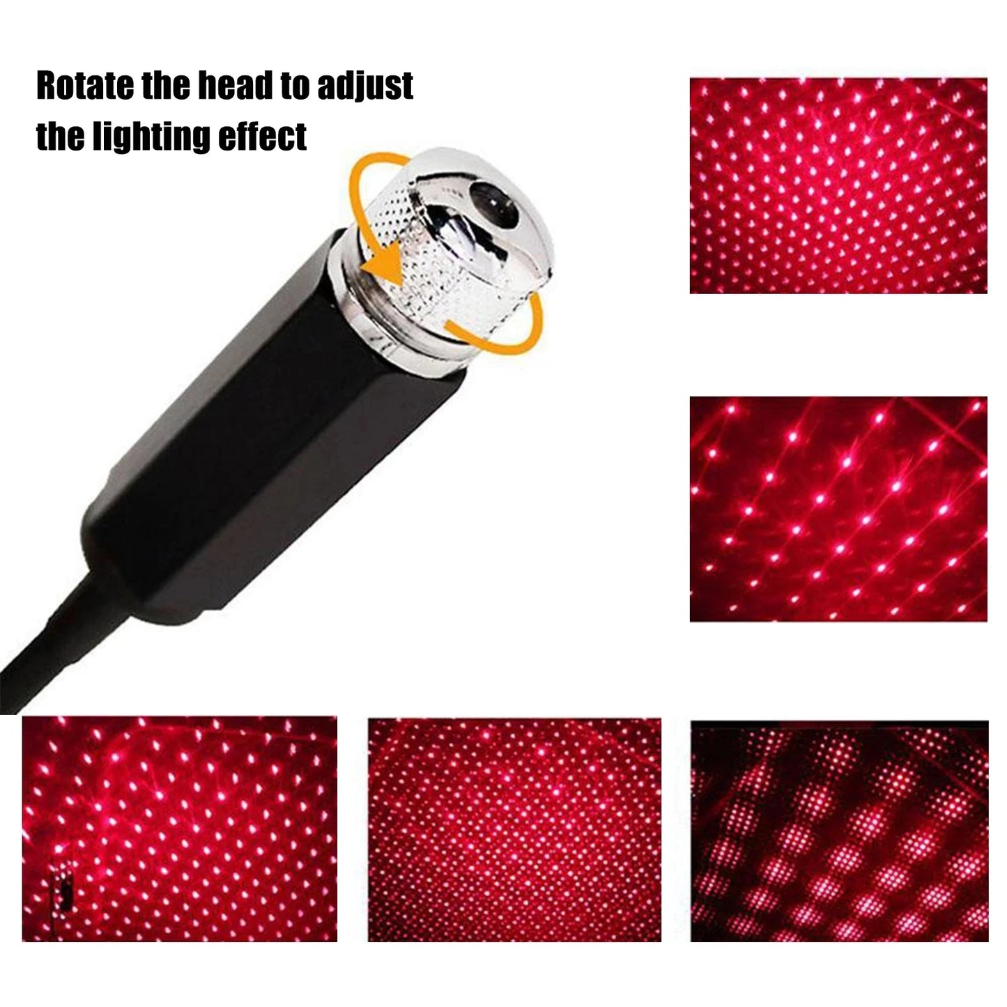 LED Car Roof Star Night Light Projector