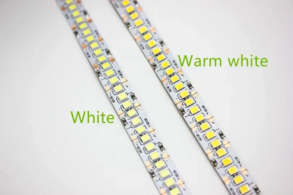 12V 24V 1/2/3/4/5m/lot 10mm PCB 1200 LEDs Strip tape