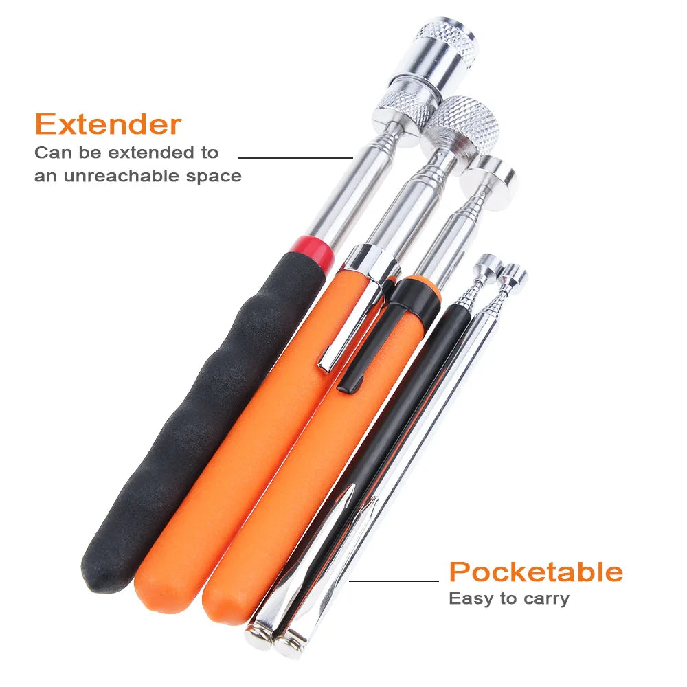 Telescopic extendable Magnetic light Pen