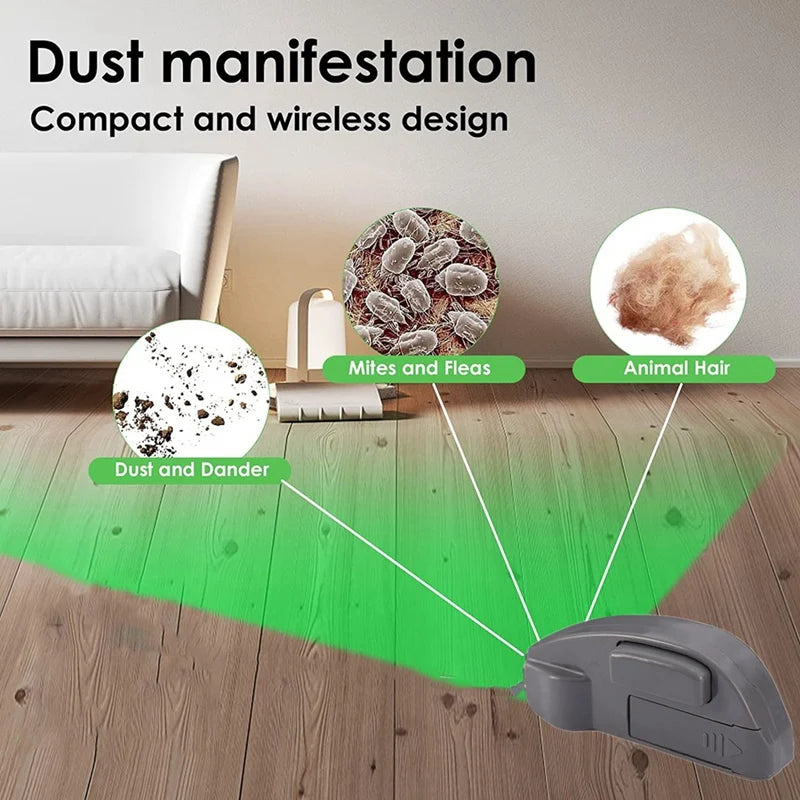 Green Dust light gadget for Vacuum cleaner