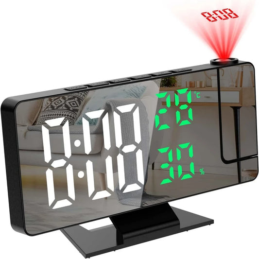 180° Arm Projection Digital Alarm Clock